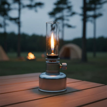 Compact Portable Flame Table Light
