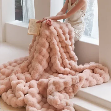 Soft Plush Faux Fur Winter Blanket - Cofik
