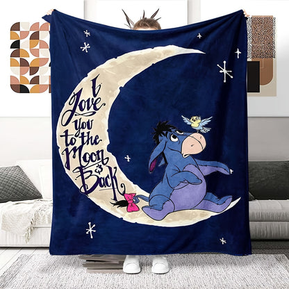 Cozy Eeyore Fleece Throw Blanket - Cofik