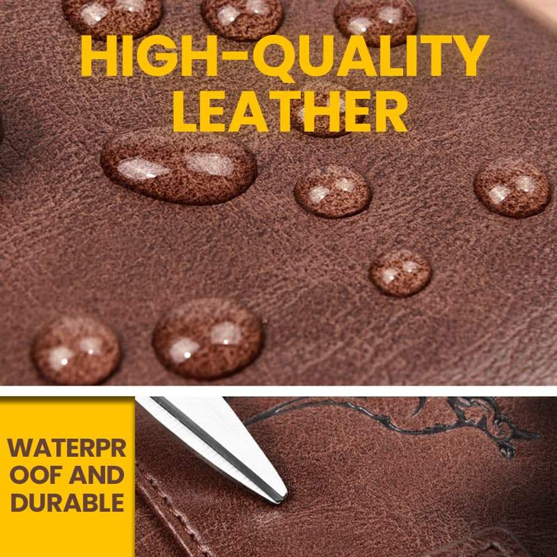 Secure Men's PU Leather RFID Wallet