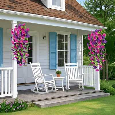 Colorful Outdoor Flower Hanging Planter