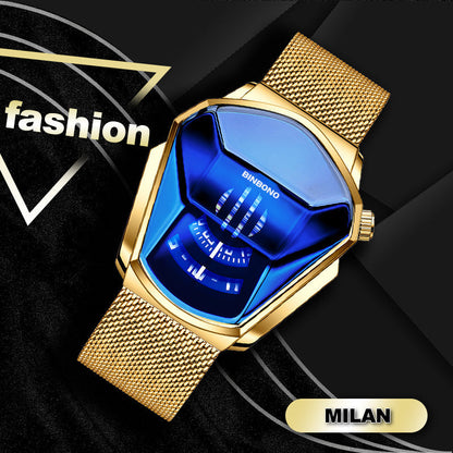 Men's Luxury Quartz Diamond Watch