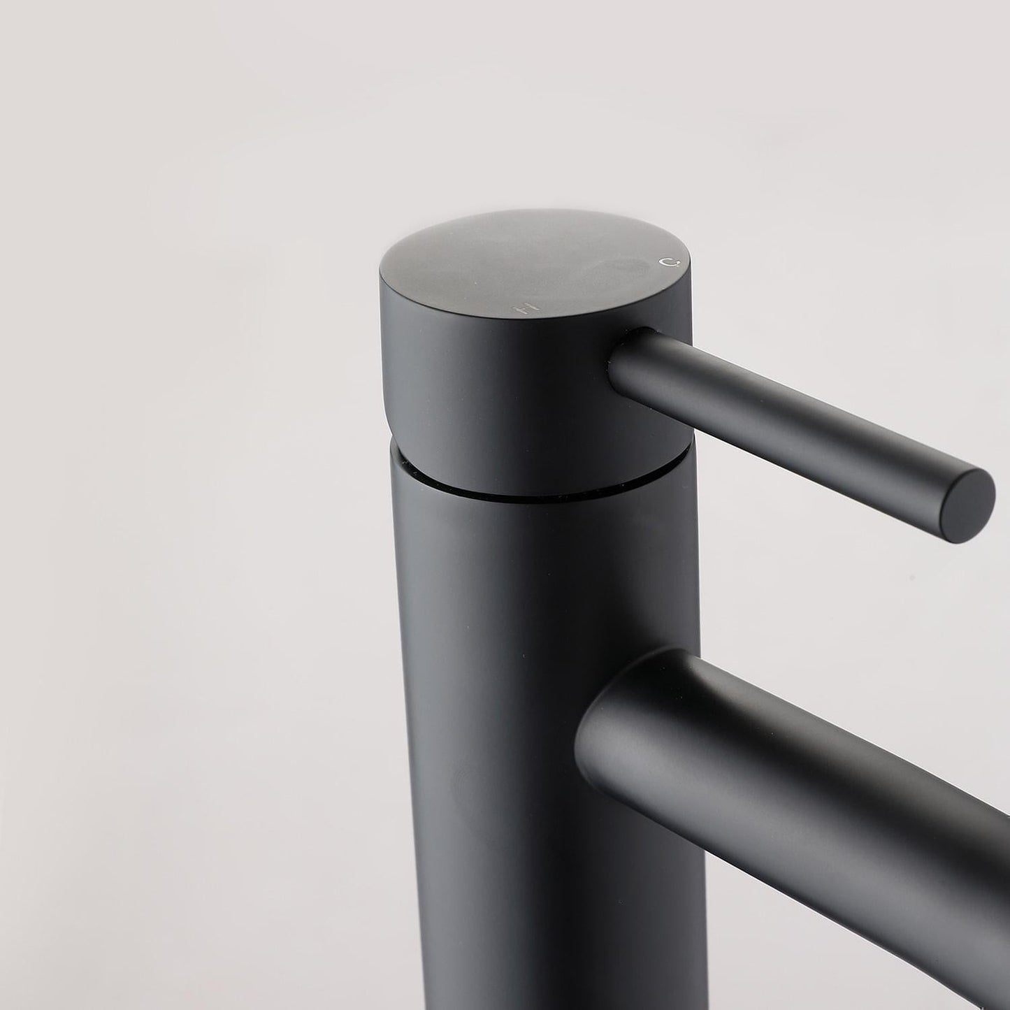 Sleek Black One-Handle Kitchen Faucet