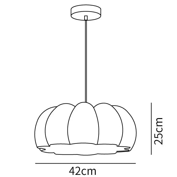 Natural Resin Gourd Hanging Lamp