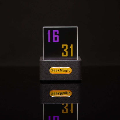 Compact Digital WiFi Weather Clock Display