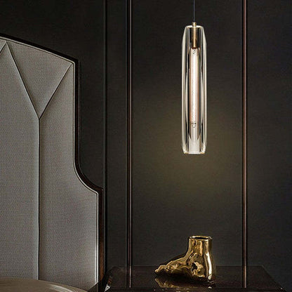 Sleek Glass Pendant Ceiling Light Fixture
