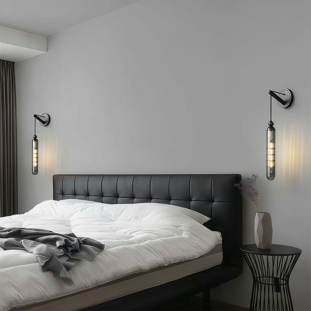 Simple Brass Glass Pendant Light Fixture