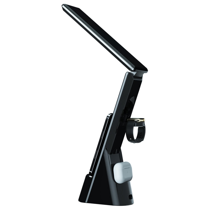 Table Lamp with Fast Wireless Charging