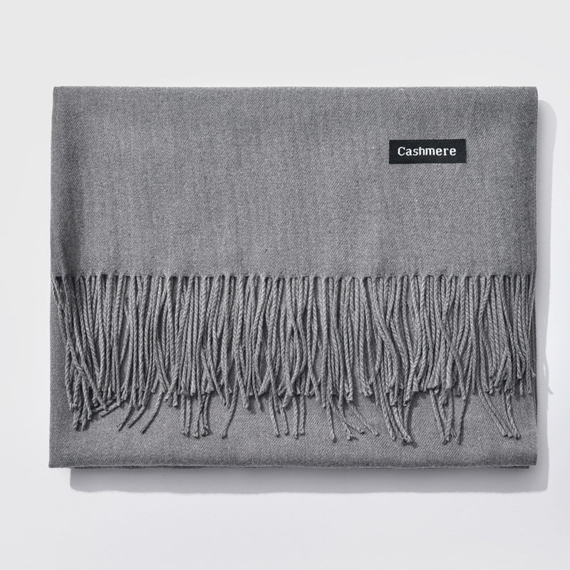 Cozy Black and White Winter Scarf for Women