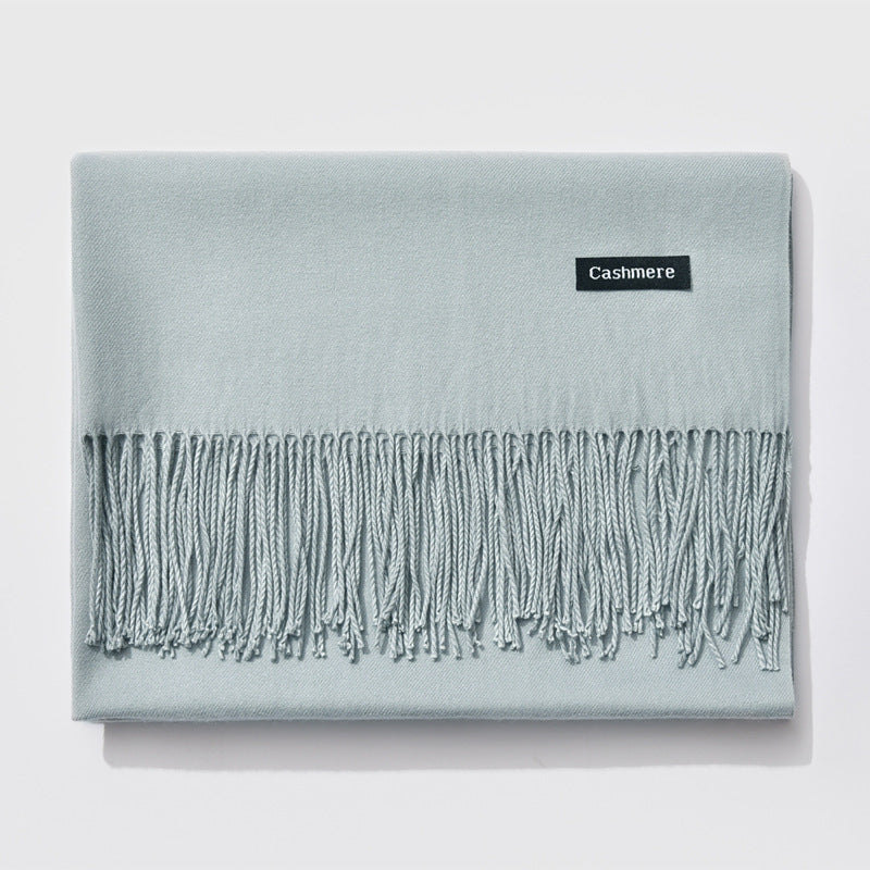 Cozy Black and White Winter Scarf for Women