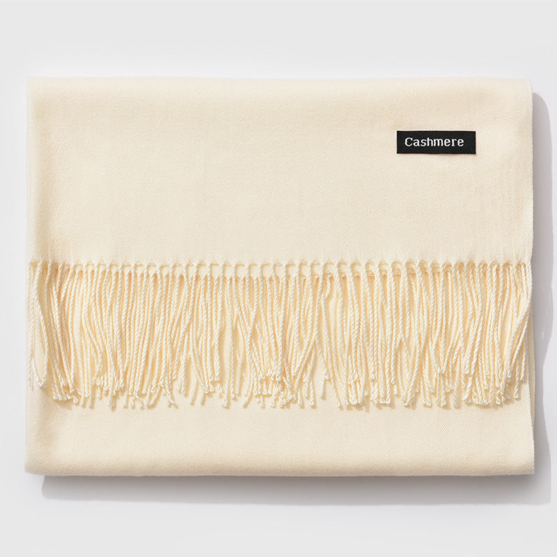 Cozy Black and White Winter Scarf for Women