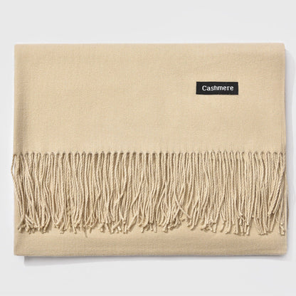 Cozy Black and White Winter Scarf for Women
