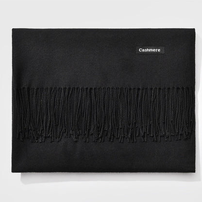 Cozy Black and White Winter Scarf for Women