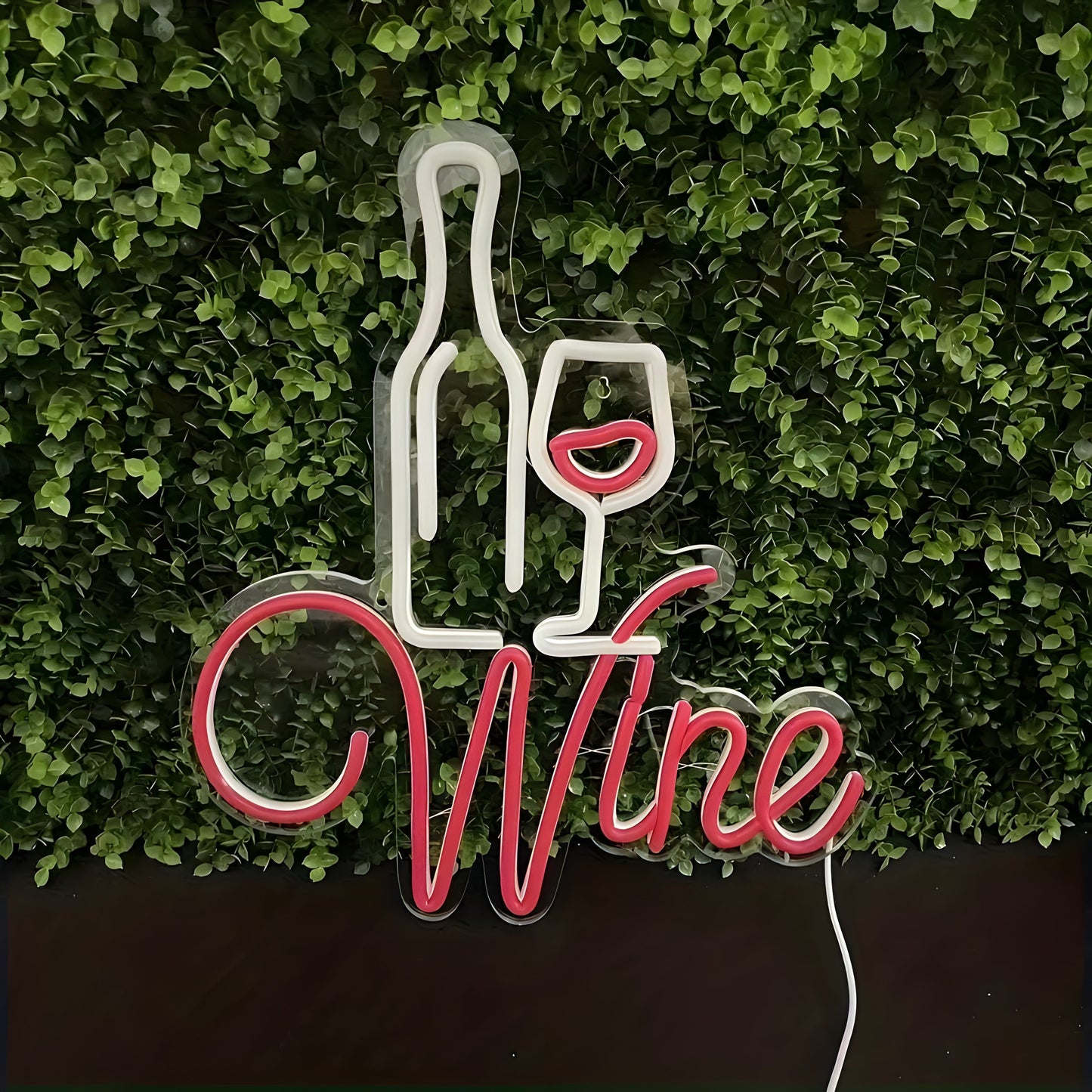 Fun LED Wine Glass Table Light