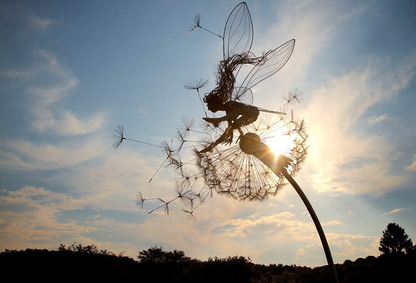 Whimsical Outdoor Garden Decor Statue