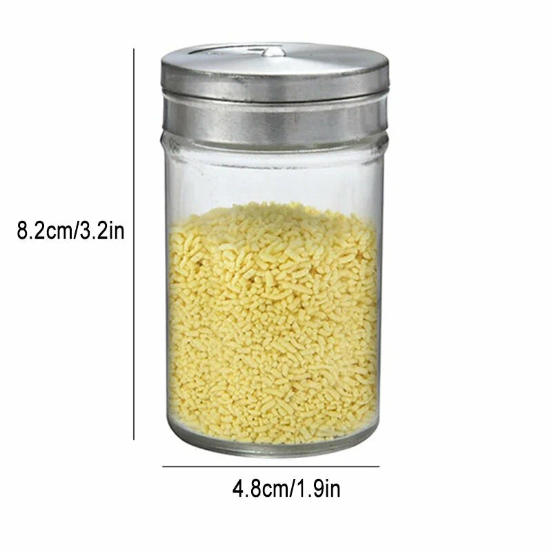 Clear Spice Storage Jar Set