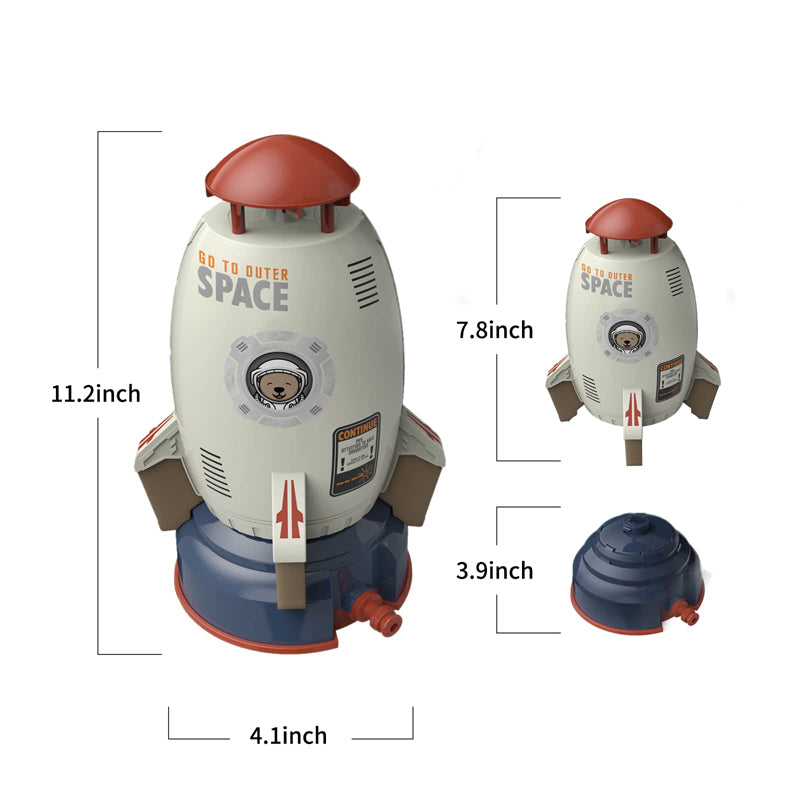Fun Kids Water Rocket Sprinkler for Garden Play