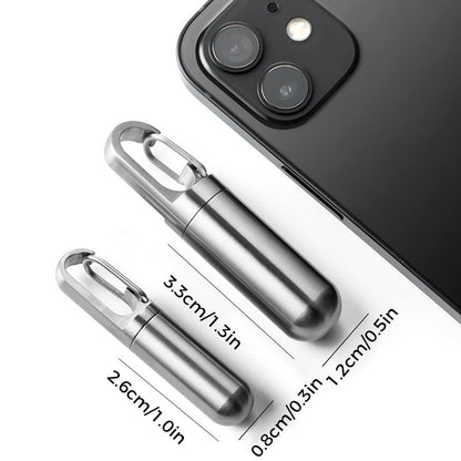 Travel Mini Pill Box Stainless Steel Case