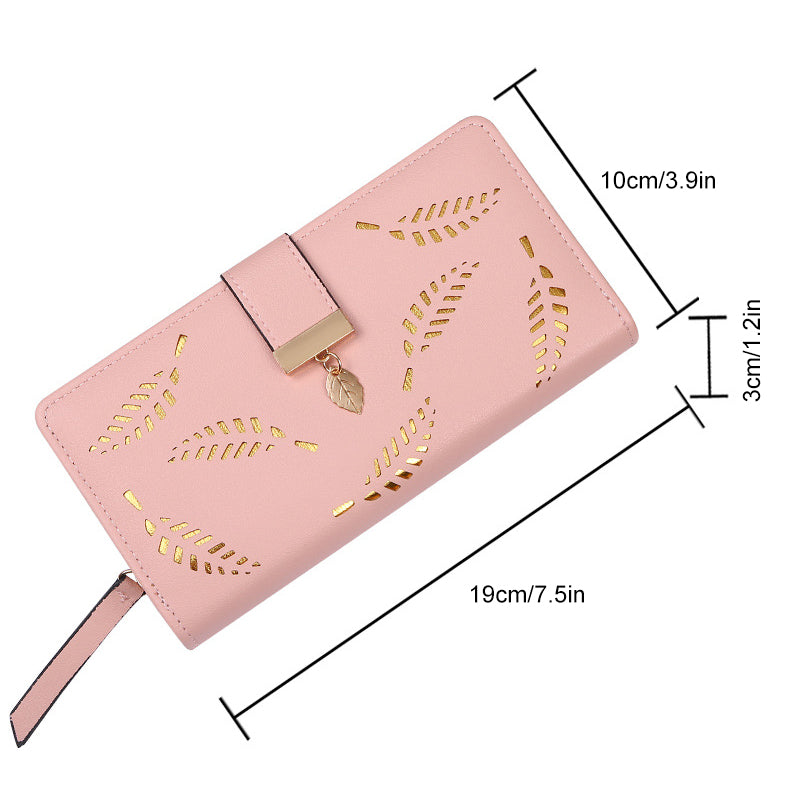 Stylish Ladies Wallet with Floral Design