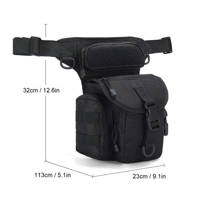 Waterproof Tactical Waist Pack Travel Belt Bag for Men