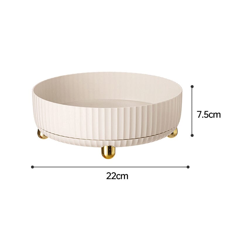 Adjustable Turntable Spice Storage Bowl