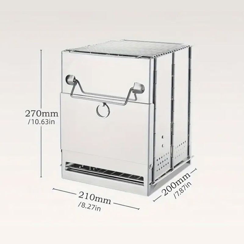 Portable Steel Outdoor Camping Stove Grill
