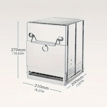 Portable Steel Outdoor Camping Stove Grill