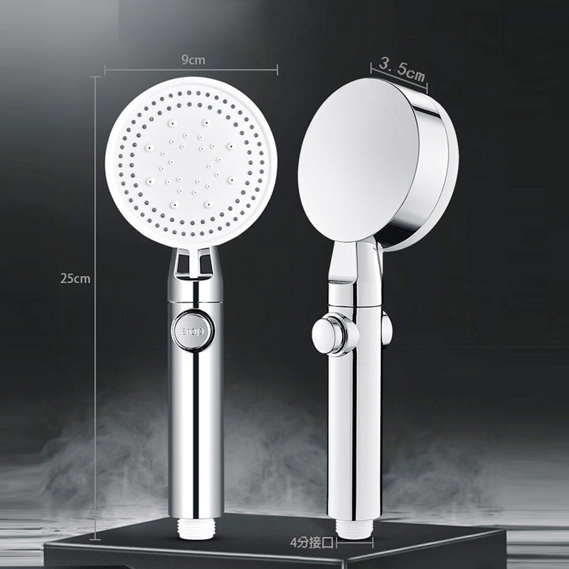 Powerful 3-Setting Shower Head with High Pressure