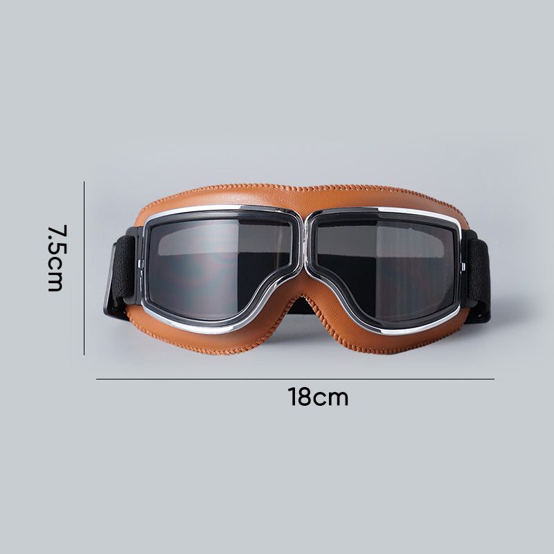 Classic Biker Retro Goggles