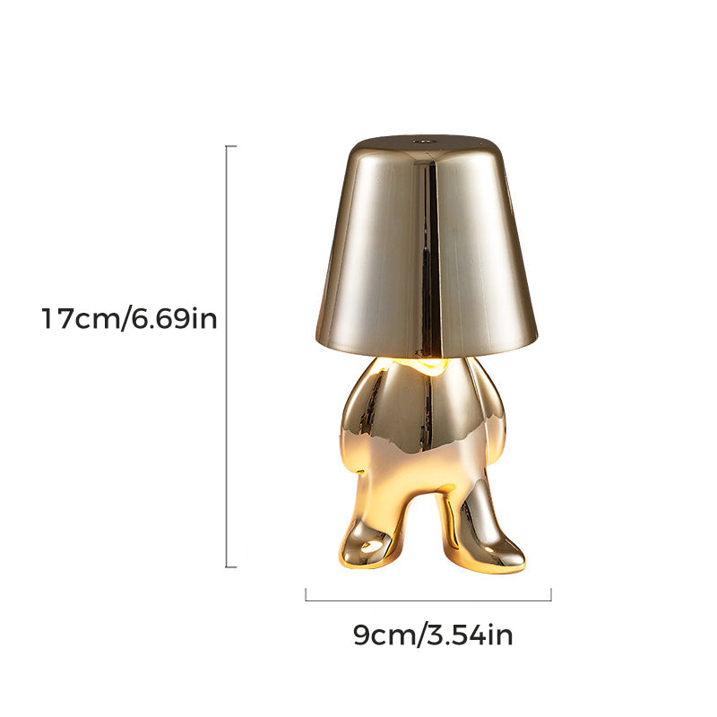 Small Vintage Bronze Desk Lamp