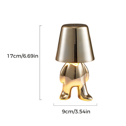 Small Vintage Bronze Desk Lamp