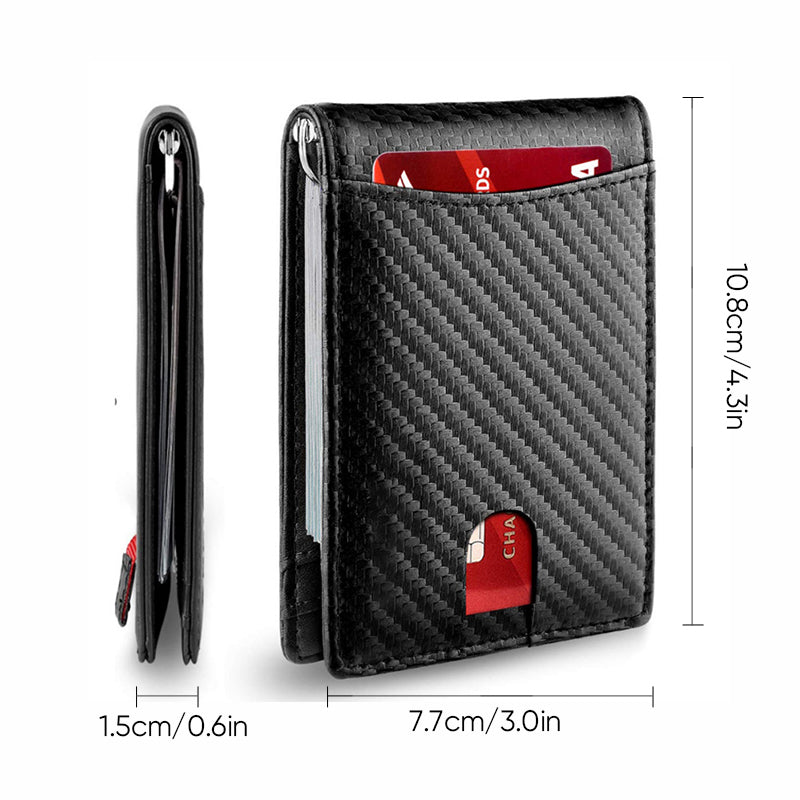 Authentic Leather RFID Blocking Wallet Card Holder