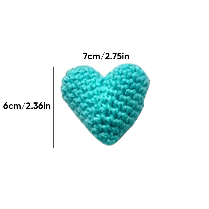 Cozy Handmade Crochet Heart Token