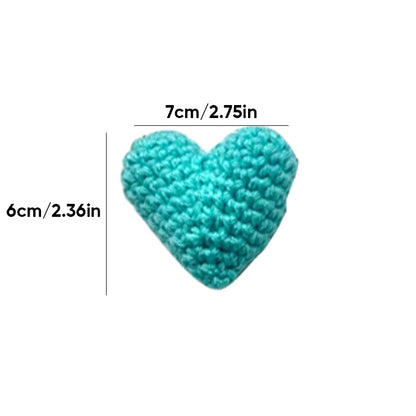 Cozy Handmade Crochet Heart Token