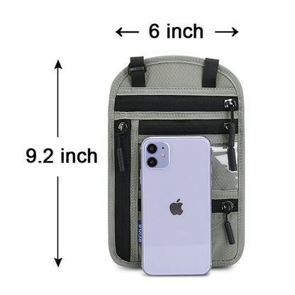 Secure Travel Wallet with RFID Passport Holder