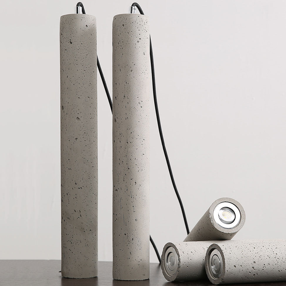 Industrial Concrete Pendant Light Fixture