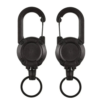 Durable Steel Retractable Security Keychain