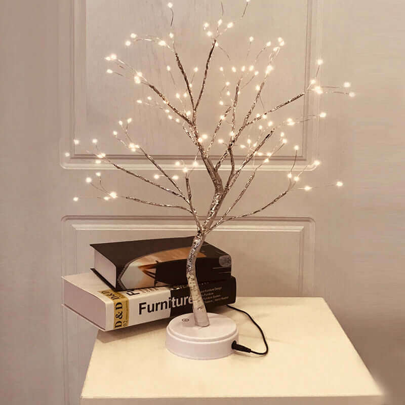 Warm Copper LED Desk Lamp Nightlight