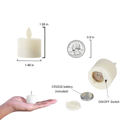 Realistic Flicker LED Candle Light
