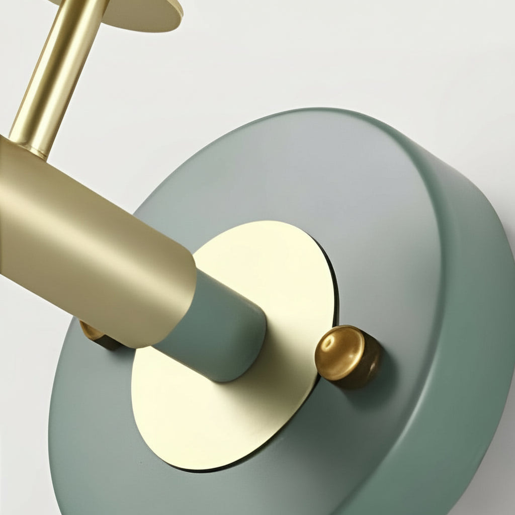 Contemporary Brass LED Wall Lamp