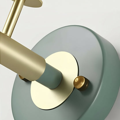 Contemporary Brass LED Wall Lamp