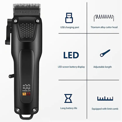 Premium Men's Grooming Kit with Wireless Trimmers