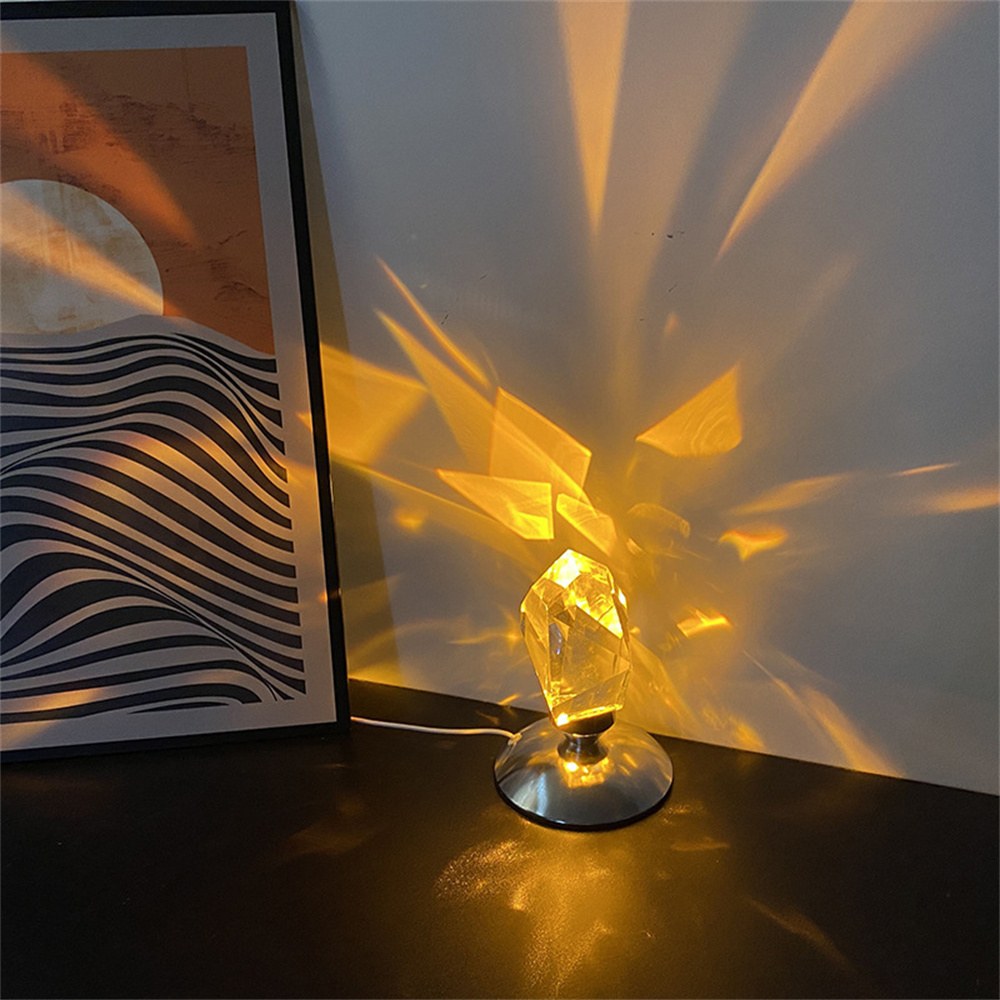 Sparkling Glass Table Lamp