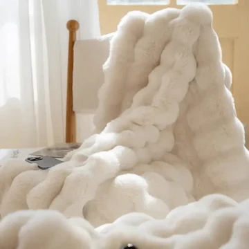 Soft Plush Faux Fur Winter Blanket