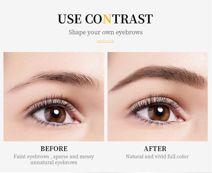 Easy Use Waterproof Brow Pen 4 Tip Tattoo Eyebrow Pencil