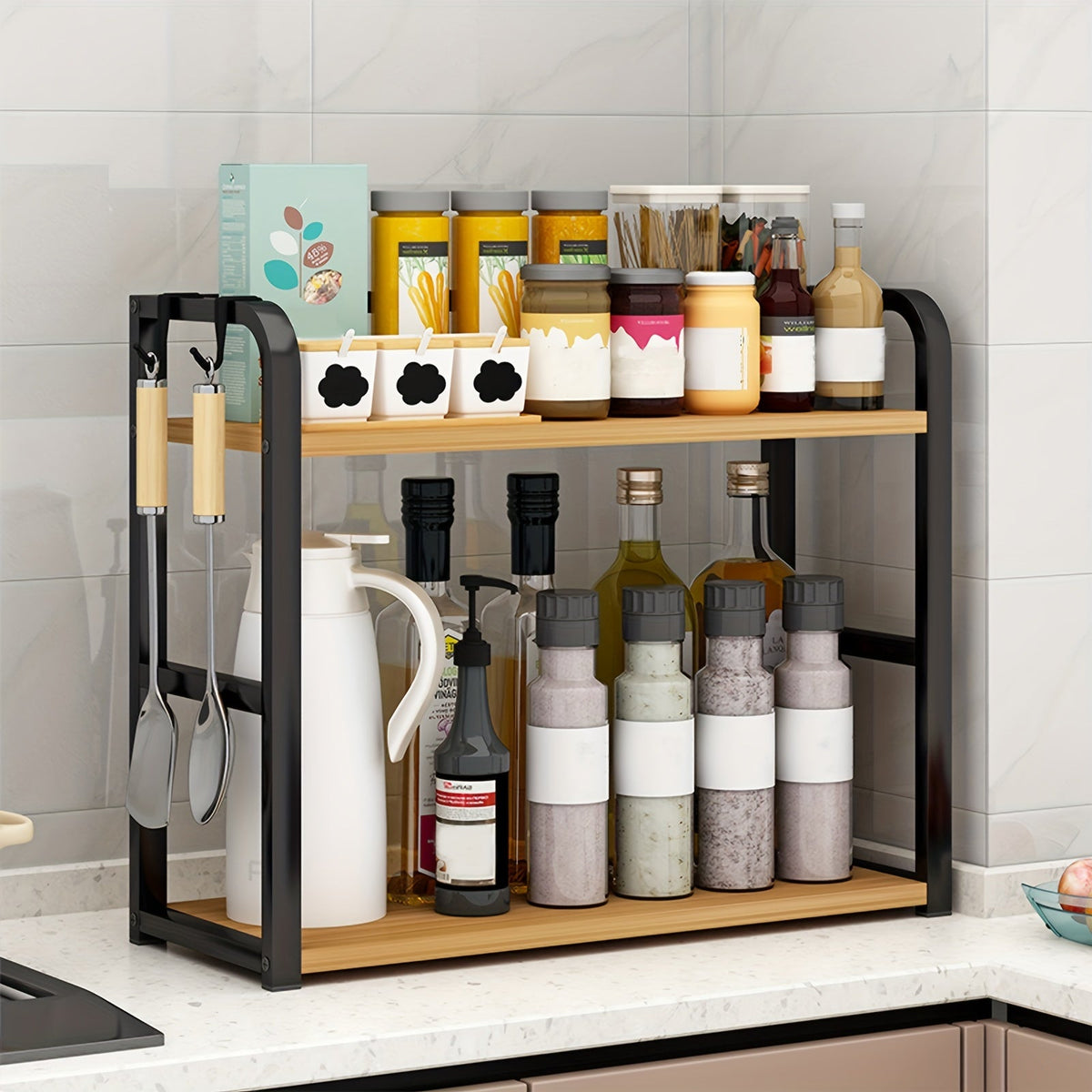 Modern Stainless Steel Kitchen Rack - Cofik