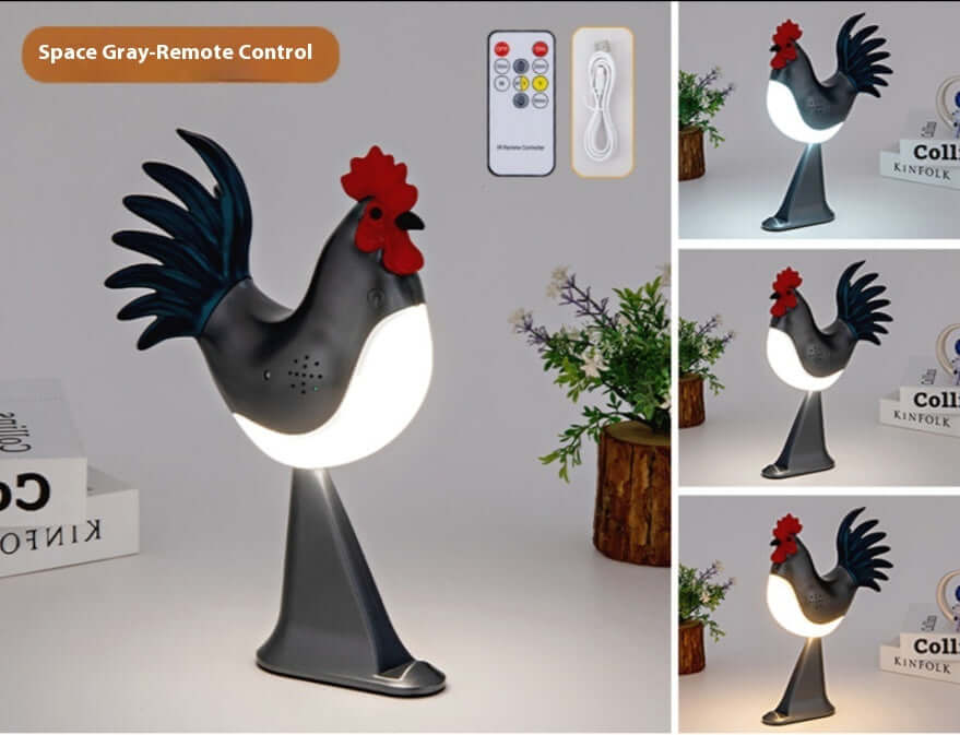 Colorful LED Night Light Lamp with Sound and Dimmer