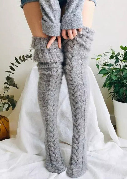 Cozy Thermal Knee High Knitted Winter Socks