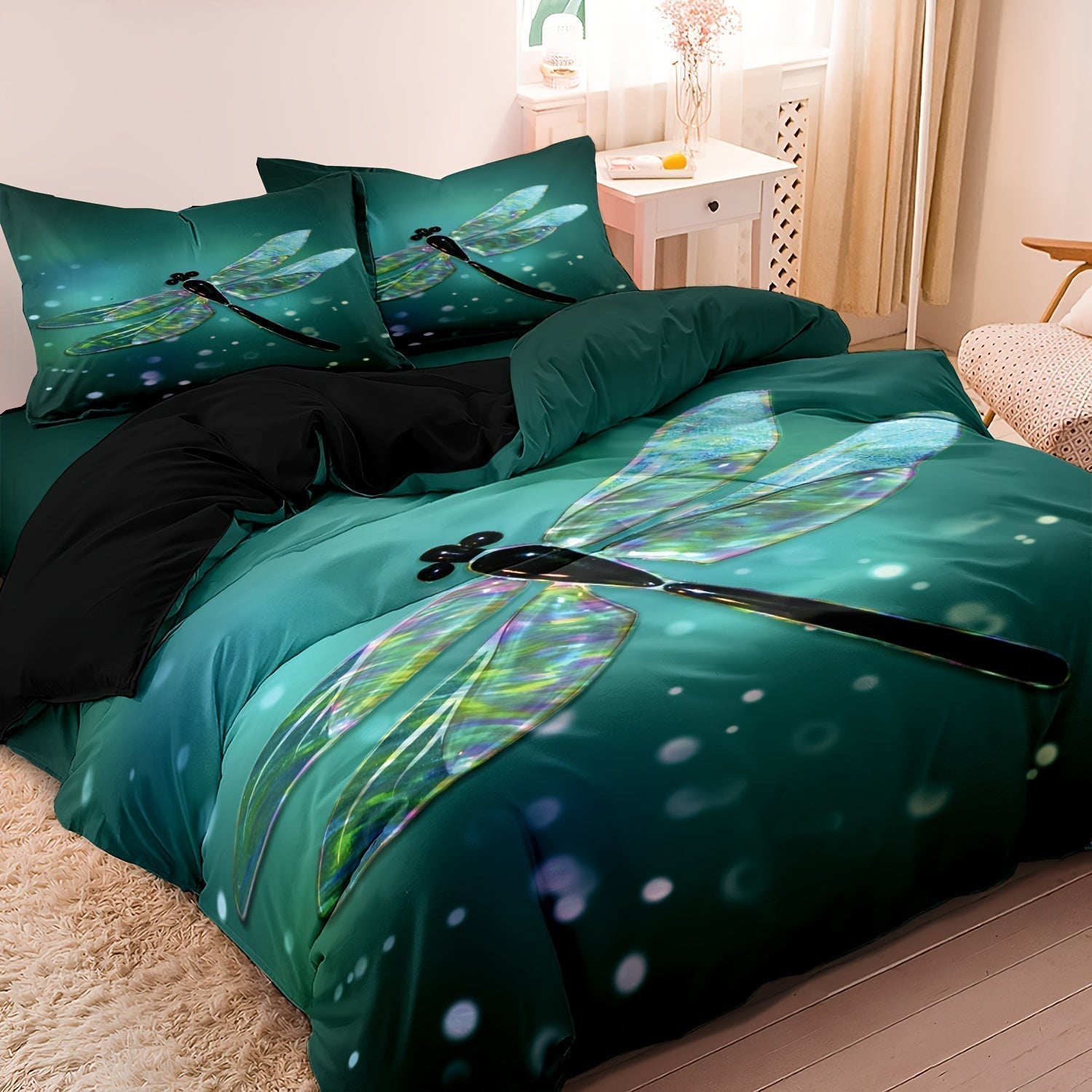 Soft Dragonfly Comforter Bed Set - Cofik
