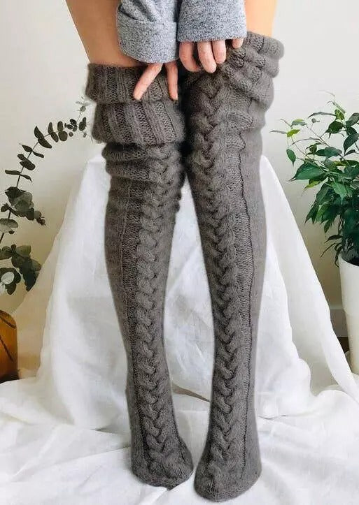 Cozy Thermal Knee High Knitted Winter Socks